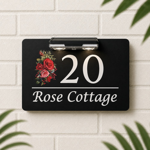 Personalised solar light - solar, house