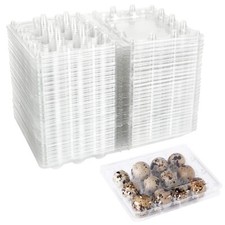 100 x quail egg box Plastic