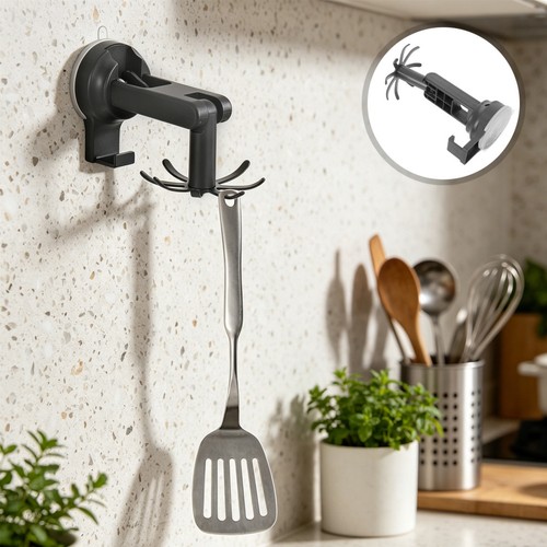 Reusable suction cup - reusable, hook