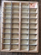 Vintage wooden printers letter - vintage,