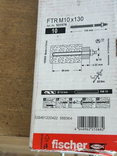 Fischer ftr resin - resin, anchor