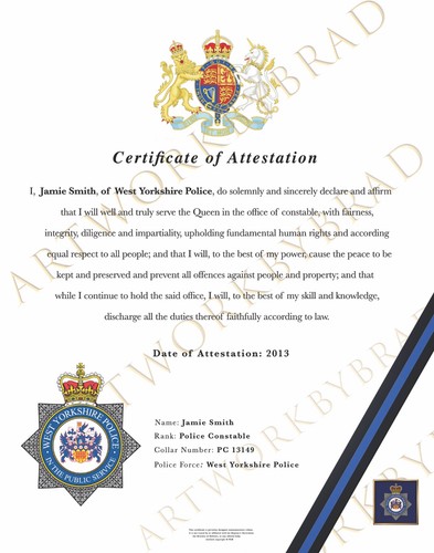 Personalised police - personalised,