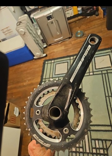 Fsa comet crankset black 175mm - crankset,