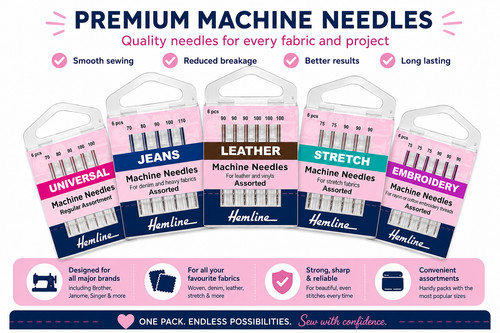 Hemline sewing machine needles - sewing,