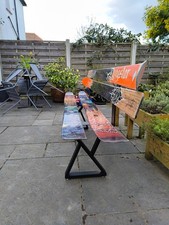 Bench made from old