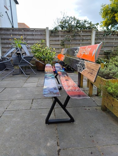 Bench made from old