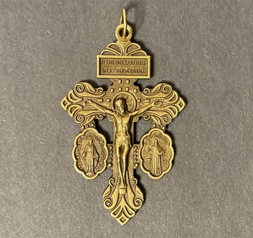 Way bronze pardon crucifix - 3-way,