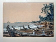 Framed Watercolour by the
