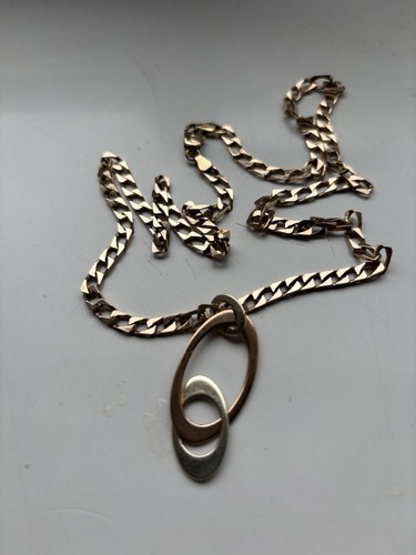 Gold ladies necklace - gold,
