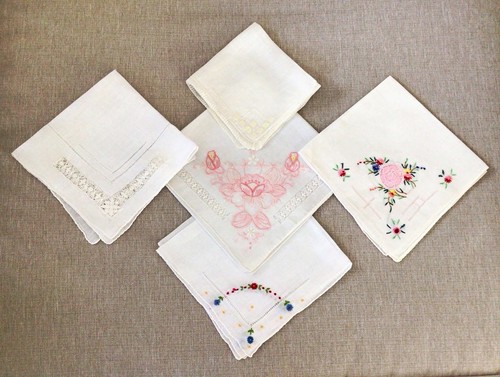 Lot vintage linen - linen, &