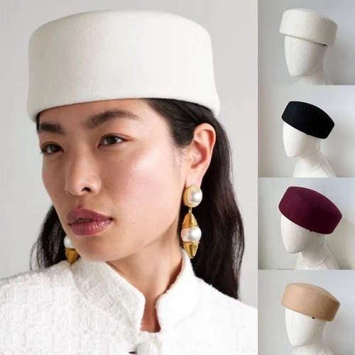 Elegant top hat - hat, wool