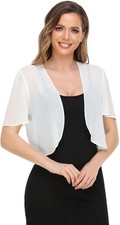 UK Women's 3/4 Sleeve Chiffon