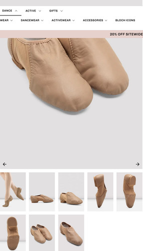 Bloch slip tan jazz - slip, shoes
