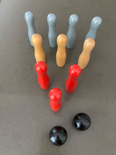 Small wooden skittles red - skittles,,