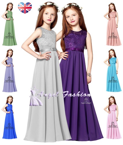 Chiffon junior flower girl - uk,