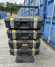 DeWalt DSCarrier Heavy Duty Folding Trolley With 4  Cases used .