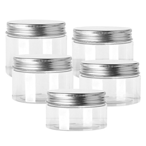 Storage clear pot plastic - clear,