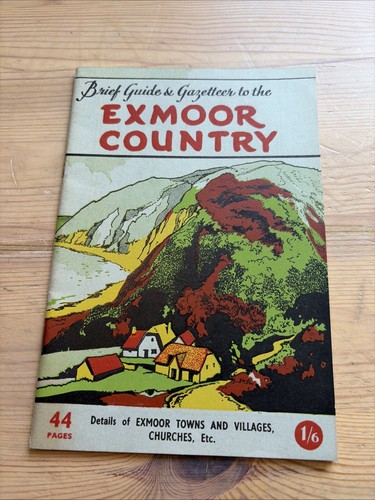 Vintage guide booklet exmoor - guide,