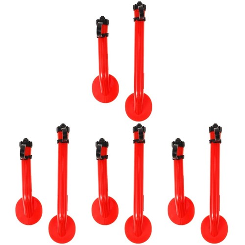 8pcs orange inflatable tube - orange,