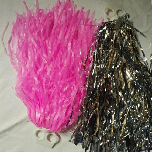 Metallic cheerleading pom - metallic,
