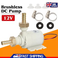 12V Brushless Motor Heat Resistant Circulation Solar Hot Water Pump Tool UK