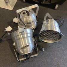 Set of 3 Par 56 LED Lighting Cans. DMX or stand alone on Automatic.