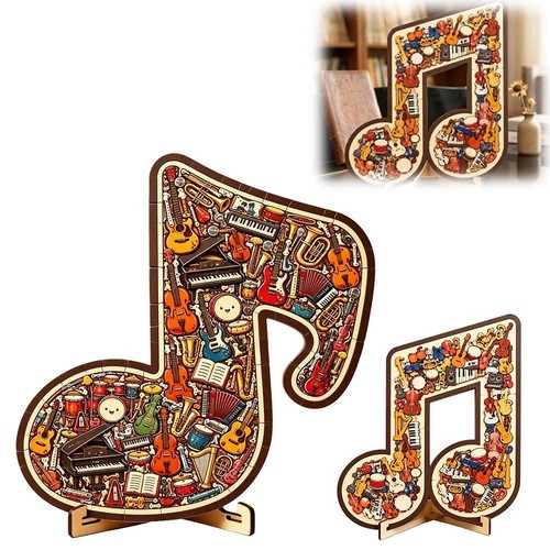 Musical note instrument jigsaw - instrument,