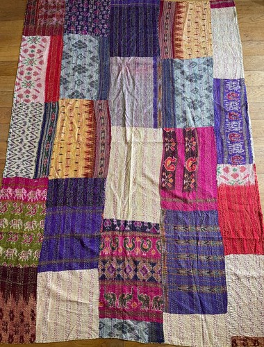 Vintage handstitched kantha - vintage,
