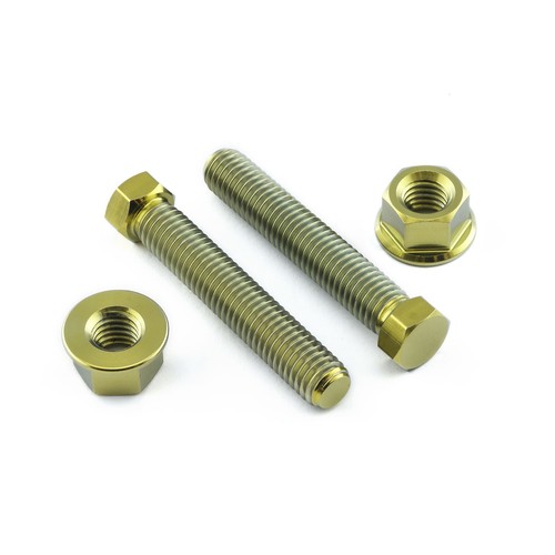 Titanium axle adjuster - bolt, &