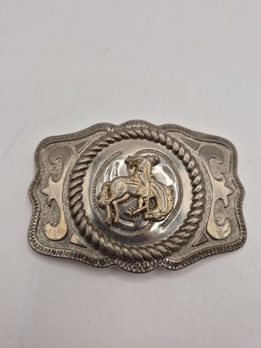 Vintage belt buckle bucking - vintage,