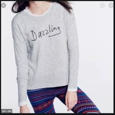 J. Crew Hugo Guinness sweater ‘Dazzling’ grey wool blend jumper M 12 VGC