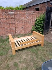 Ikea child's bed, converts to full length bed and a size in between. Side rail