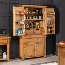 Cheshire pantry cupboard oak - cheshire,