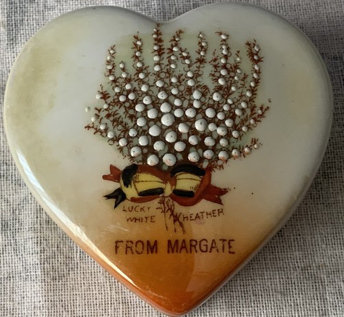 Vintage ceramic crested - crested, lustre