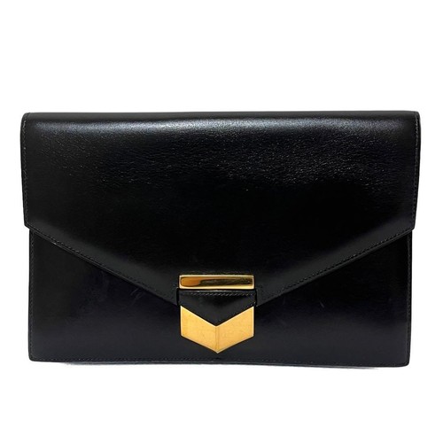 Hermes fako clutch bag black - hermes,