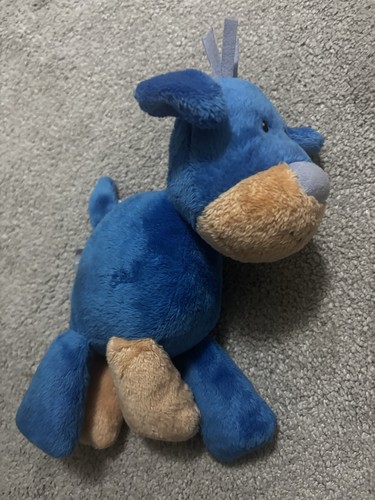 Mothercare blue baby rattle - blue,