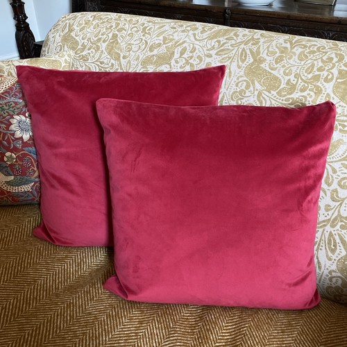 Home pair large velvet - pair,