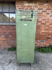 Mid Century Industrial Locker Vintage Retro Green Metal Cabinet Laundry