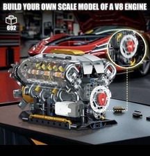 692pc LEGO V8 Engine Block