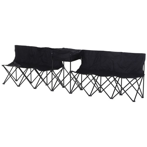 Outsunny seat camping bench - seat,