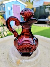 Vintage Avon Pressed Burgundy