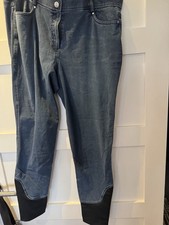 Felix Buhler Women’s Denim Breeches Size 34/32 Used In Good Condition