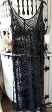 Ladies long black marks and spencer beach wear/cover up size 14