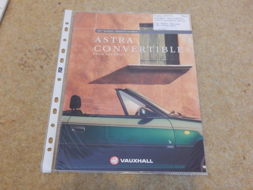 Vauxhall astra convertible - convertible, uk