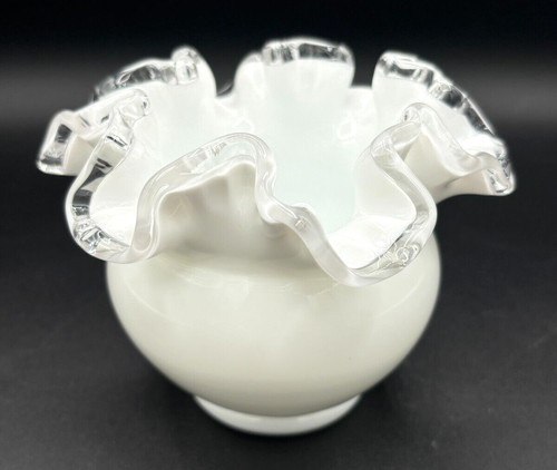 Fenton opaque white milk glass - fenton,