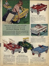1963 PAPER AD COLOR Dump Truck
