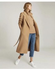 Womens Long REISS Coat Leah