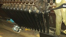 Antique cast iron radiators