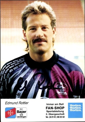 Autograph card footballer