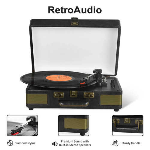 Record player turntable - record,
